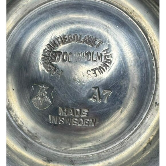 Antique  Herkules SwedishTeapot With Black Wooden Handle Stockholm - Picture 5 of 12